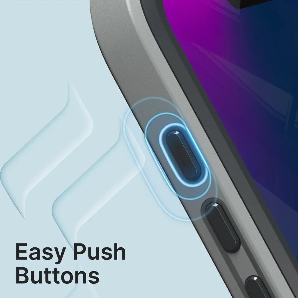 catalyst-iphone-15-pro-15-pro-max-waterproof-case-total-protection-iphone-15-pro-showing-the-easy-push-buttons-of-the-case